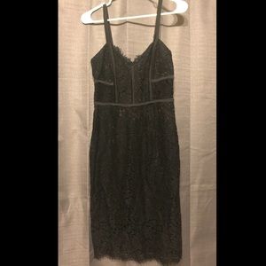 Express Black Lace Dress
